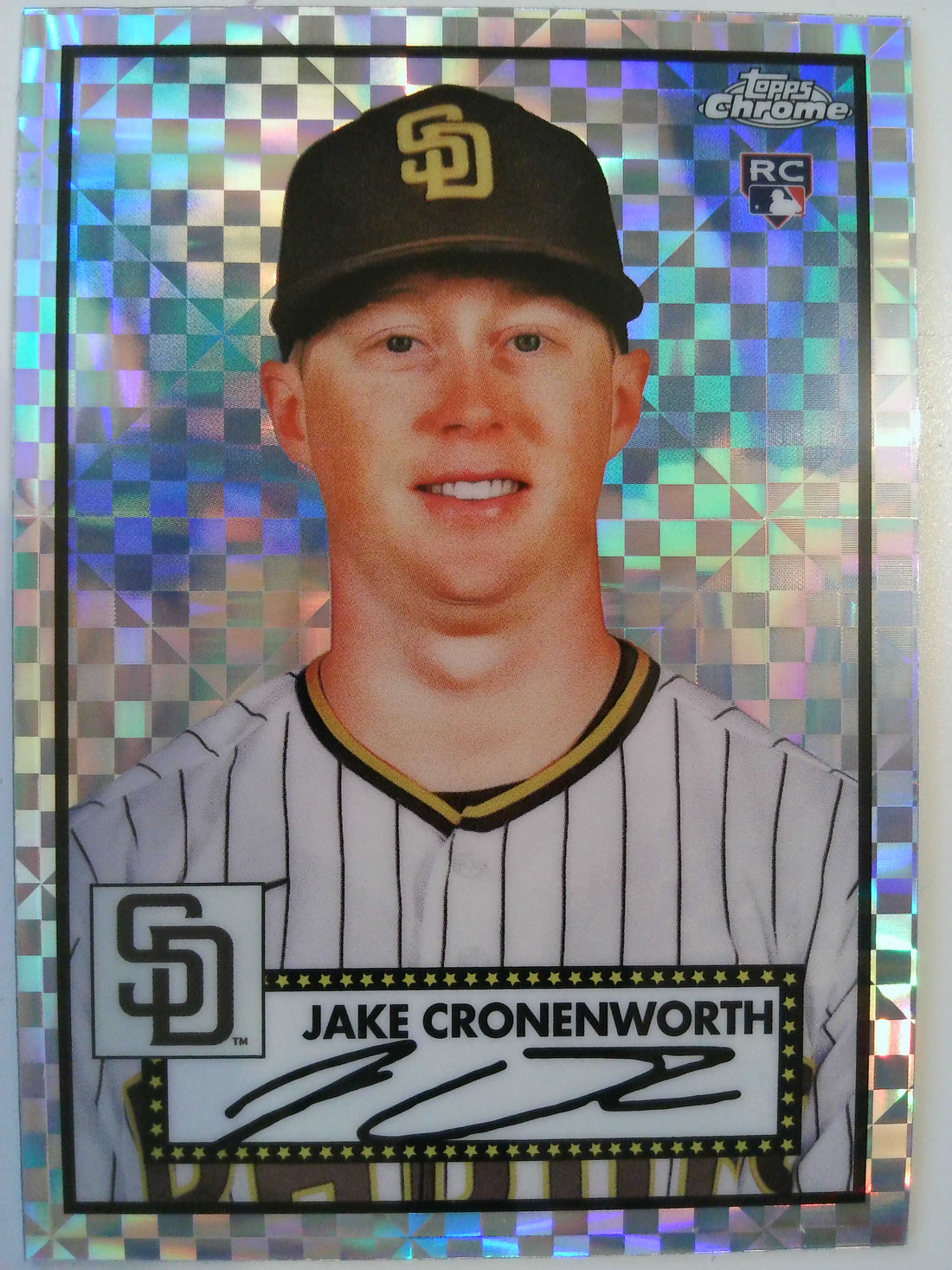 2021 Topps Chrome Platinum Anniversary X-Fractor Jake Cronenworth #13 Rookie