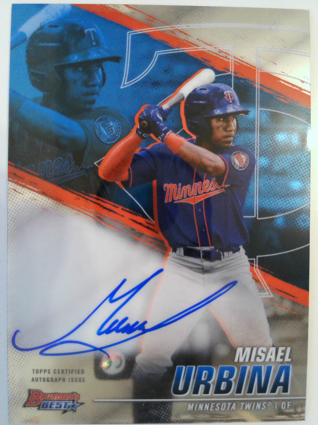 2021 Bowman's Best Baseball Best of 2021 Autographs Misael Urbina #B21-MU