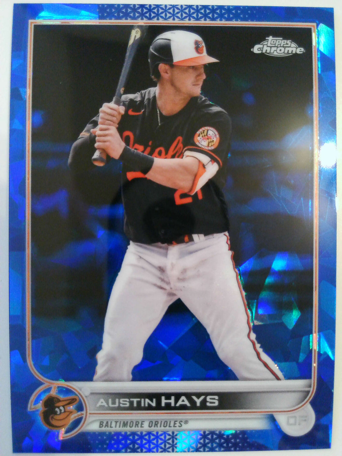 2022 Topps Chrome Sapphire Edition Baseball Austin Hays #415