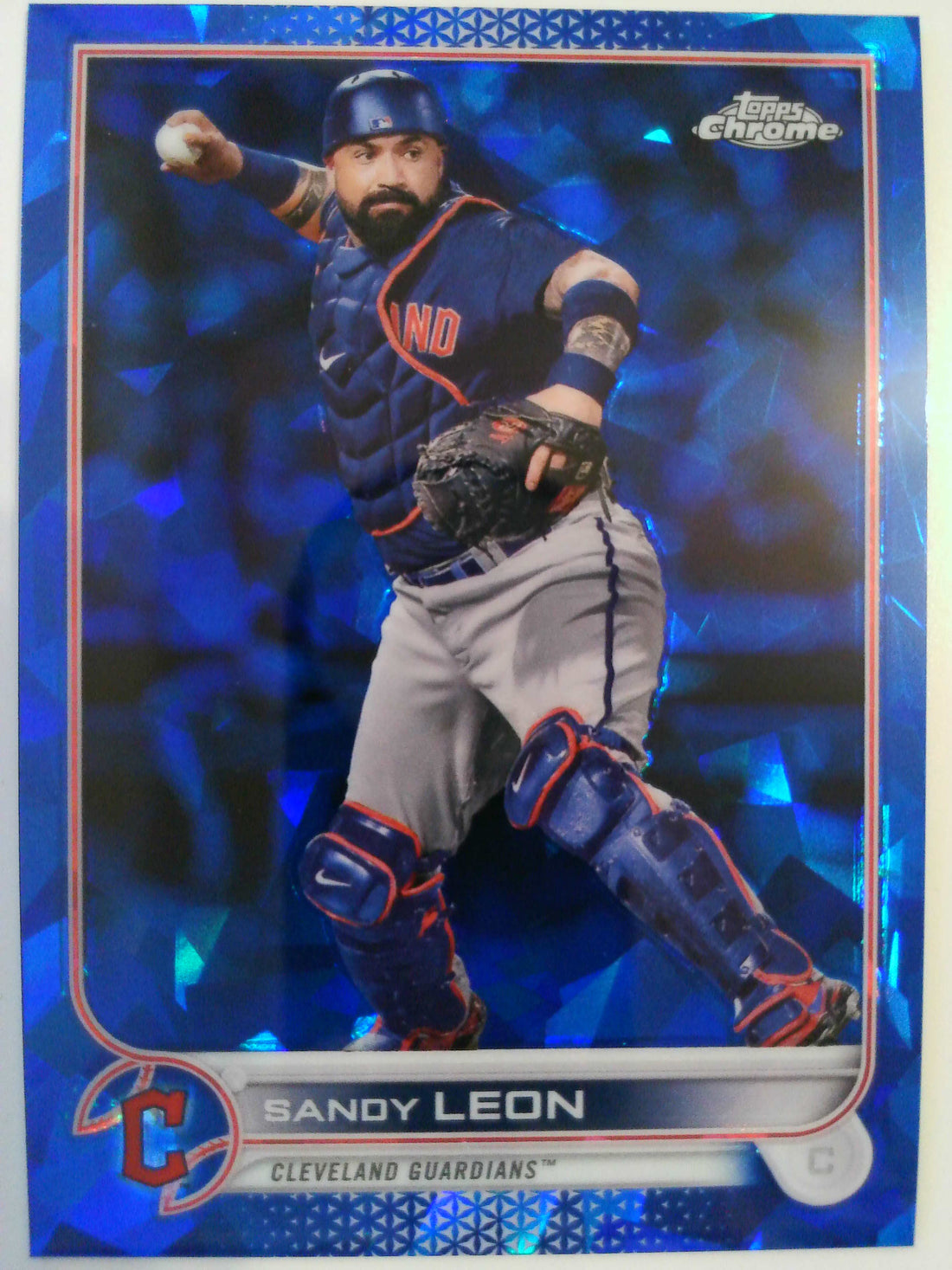 2022 Topps Chrome Sapphire Edition Baseball Sandy Leon #353