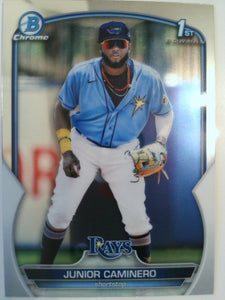 2023 Bowman Baseball Chrome Prospects Junior Caminero #BCP-61