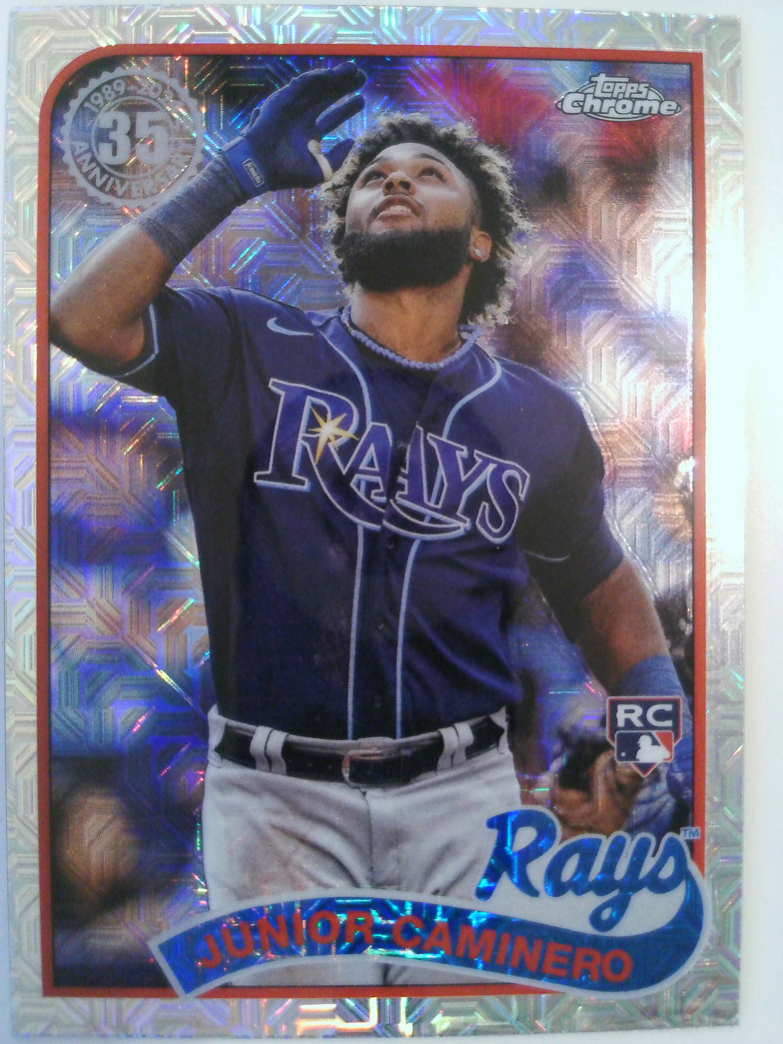 2024 Topps Baseball 1989 35th Anniversary Chrome Junior Caminero #2T89C-63