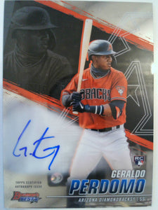 2021 Bowman's Best Baseball Best of 2021 Autographs Geraldo Perdomo #B21-GP