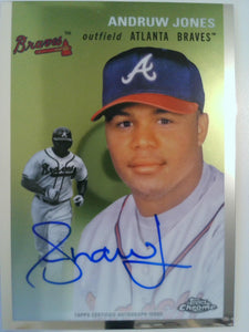 2023 Topps Chrome Platinum Anniversary Baseball Autographs Andruw Jones #CPA-AJO