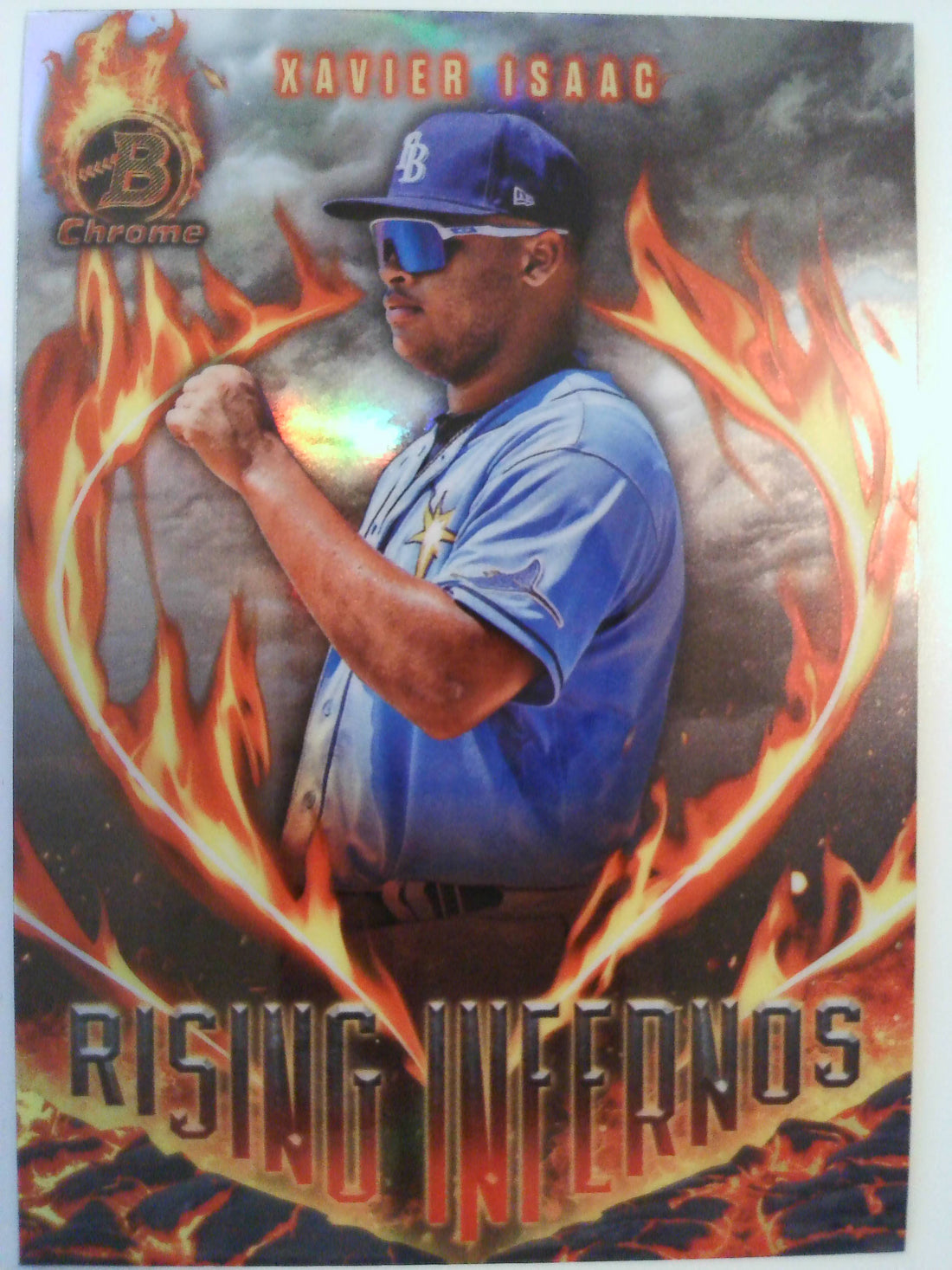 2024 Bowman Baseball Rising Infernos Xavier Isaac #RI-16