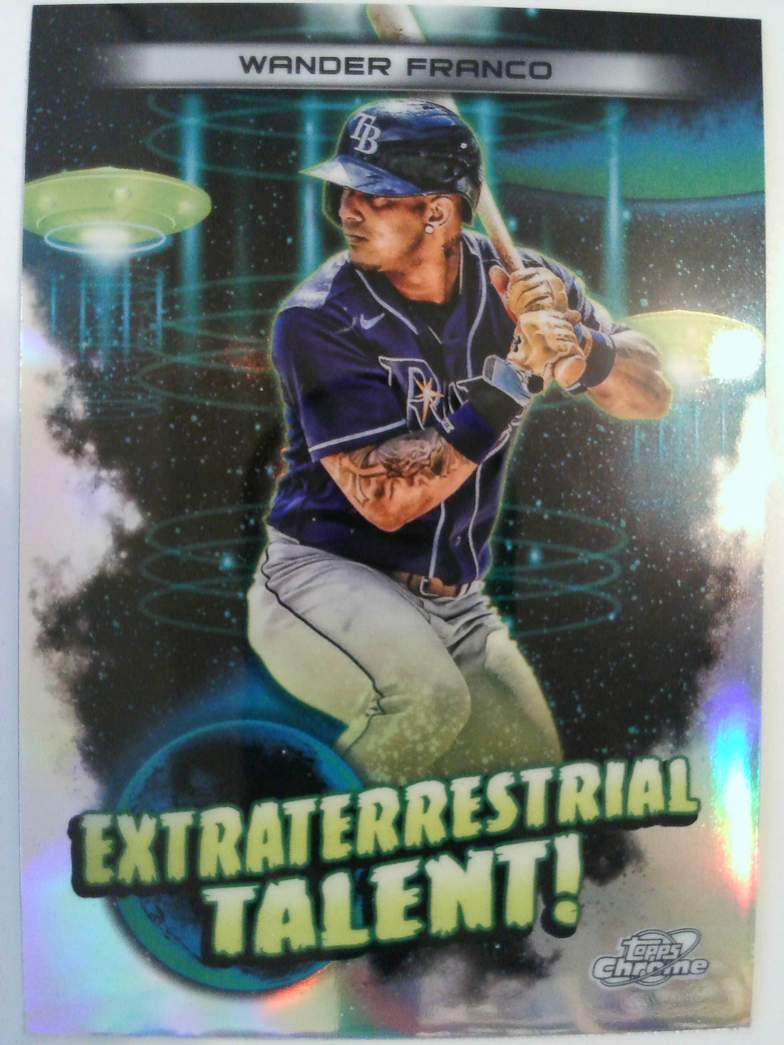 2023 Topps Chrome Cosmic Baseball Extraterrestrial Talent Wander Franco #ET-22