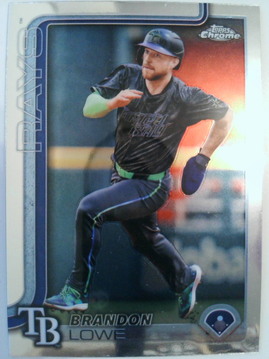 2025 Topps Chrome Baseball Refractors Brandon Lowe #113