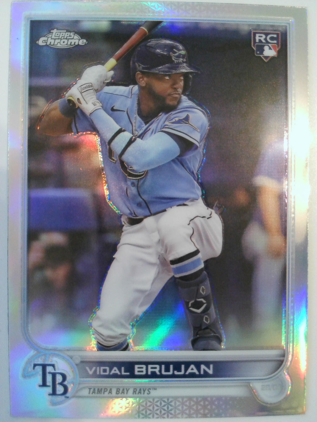 2022 Topps Baseball Rainbow Foil Vidal Brujan #25 Rookie