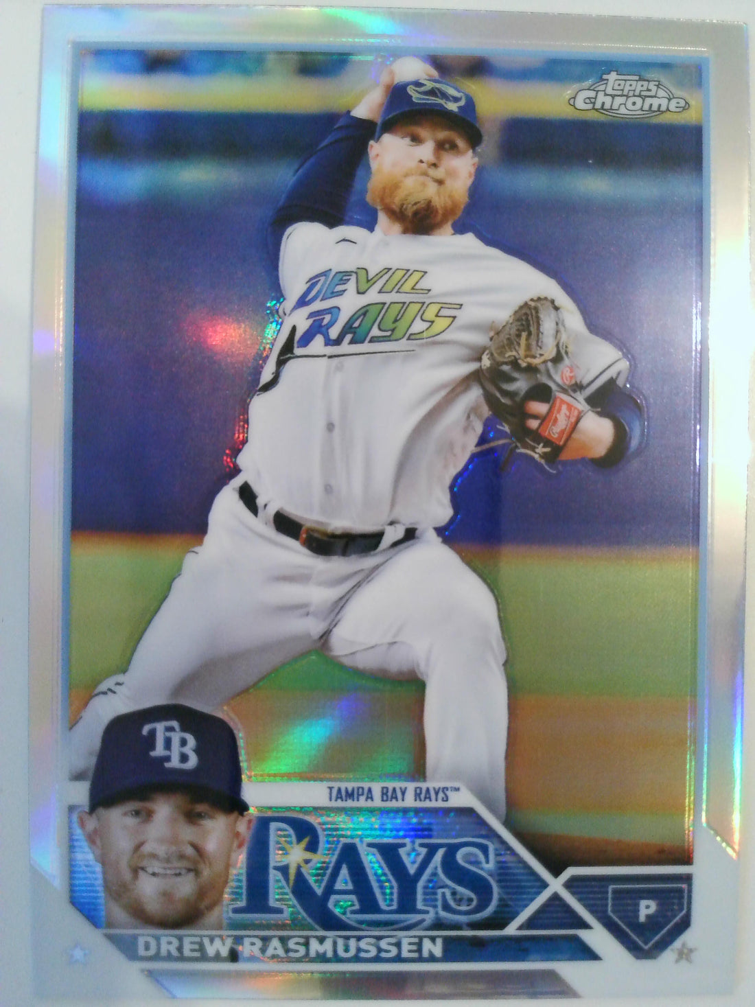 2023 Topps Chrome Baseball Refractors Drew Rasmussen #210