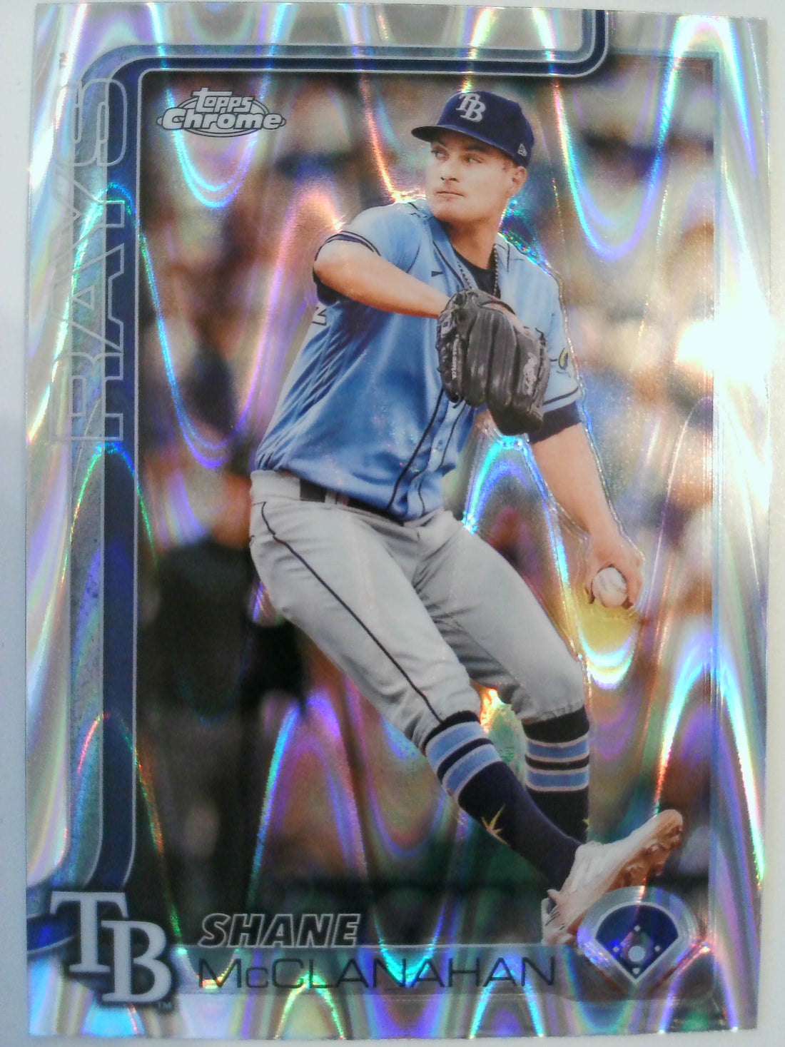 2025 Topps Chrome Baseball Raywave Refractors Shane McClanahan #298
