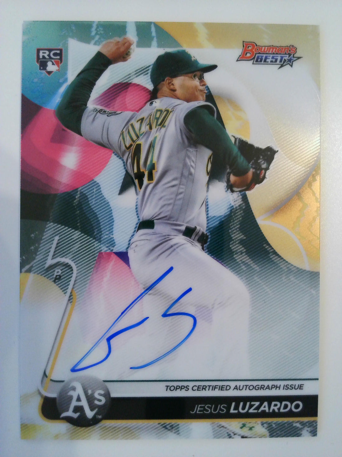 2020 Bowman's Best Baseball Best of 2020 Autographs Jesus Luzardo #B20-JL