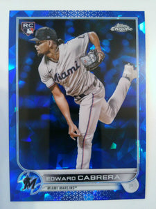 2022 Topps Chrome Sapphire Edition Baseball Edward Cabrera #566 Rookie