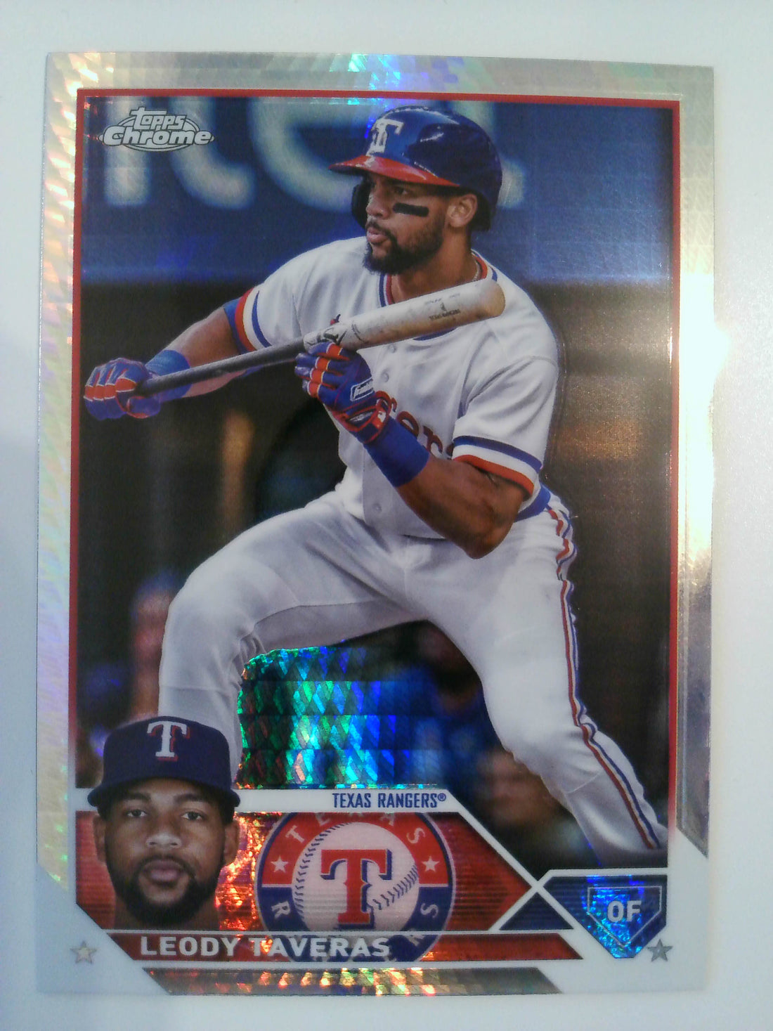 2023 Topps Chrome Update Baseball Prism Leody Taveras #USC28