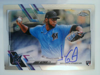 2021 Topps Chrome Baseball Rookie Autographs Jorge Guzman #RA-JGU