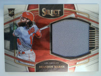 2022 Panini Select Horizontal Rookie Jumbo Swatch Brandon Marsh #HRJS-BM