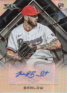 2022 Topps Fire Baseball Autographs Joe Barlow #FA-JBA