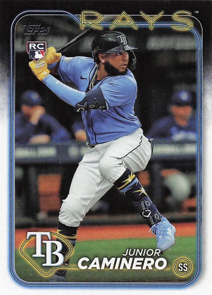 2024 Topps Baseball Junior Caminero #628 Rookie