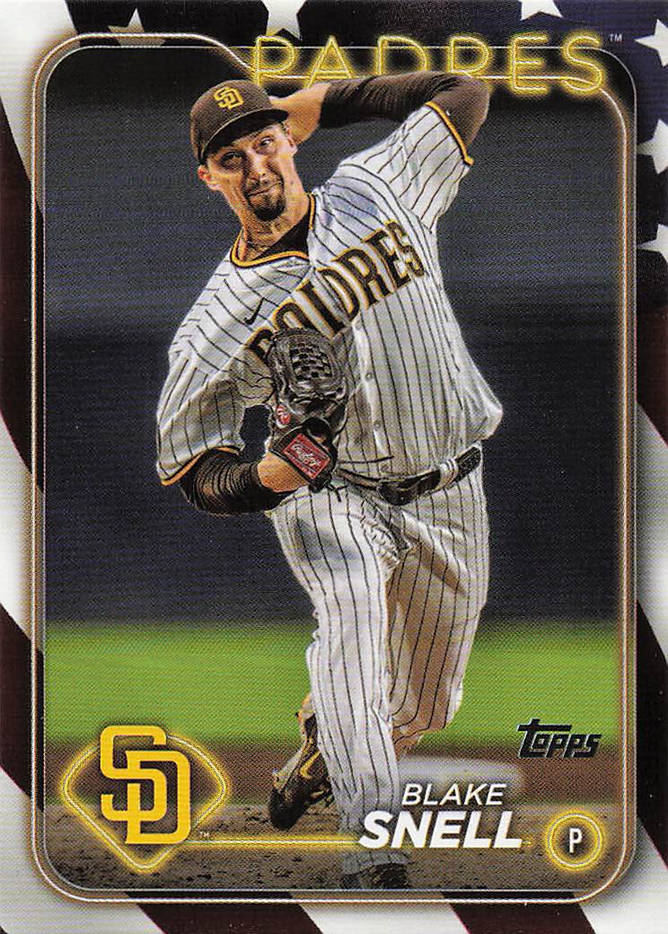 2024 Topps Baseball Independence Day 15/76 Blake Snell #460