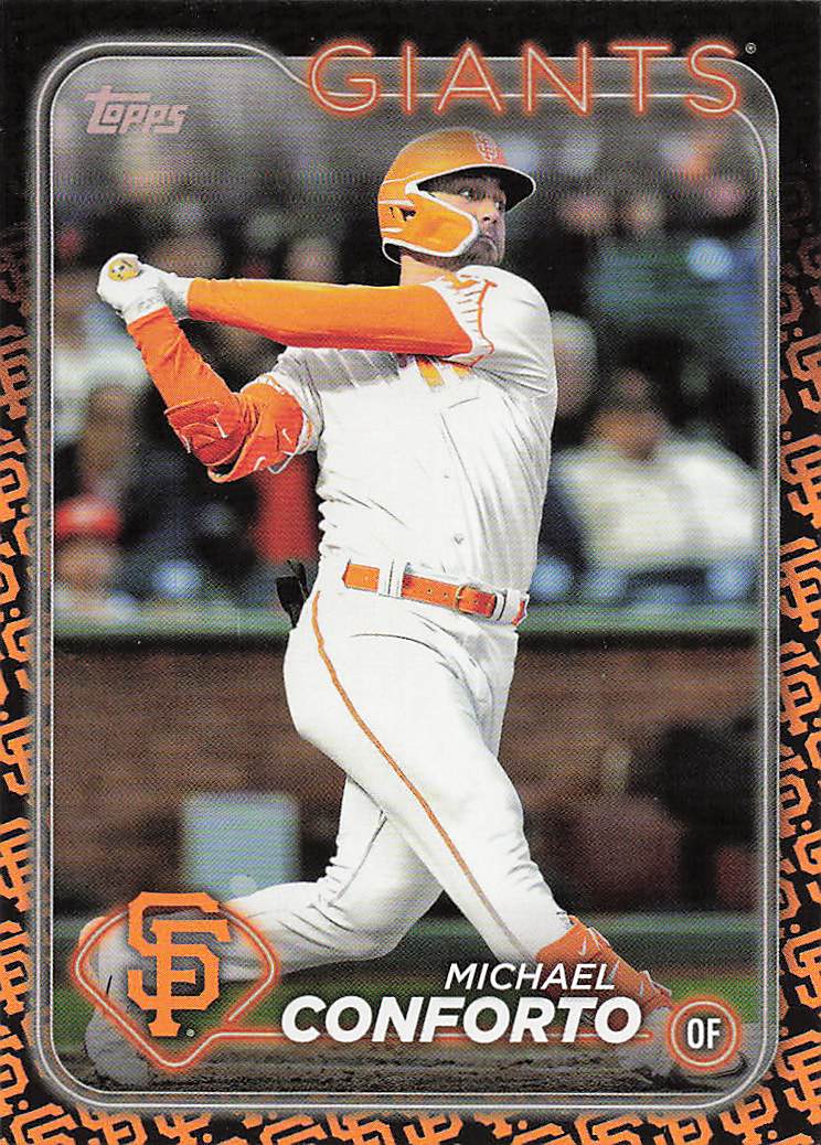 2024 Topps Baseball Team Color Border Variation Michael Conforto #504