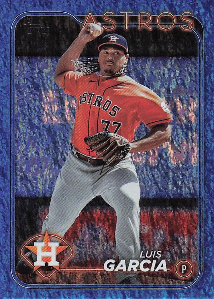 2024 Topps Baseball Blue Holofoil 038/999 Luis Garcia #359