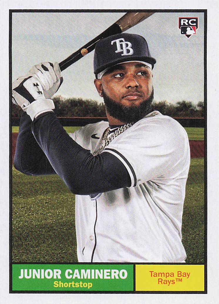 2024 Topps Archives Baseball Junior Caminero #33 Rookie