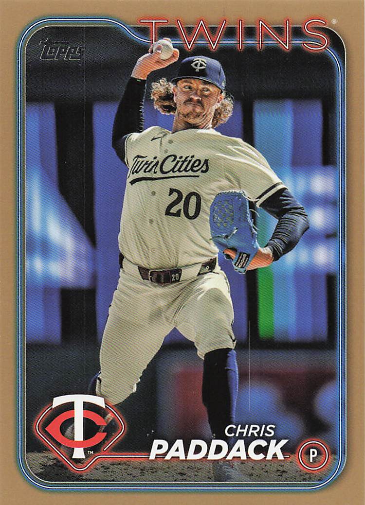 2024 Topps Update Baseball Gold 1844/2024 Chris Paddack #US14