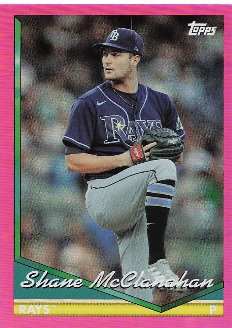 2024 Topps Archives Baseball Pink Foilboard Shane McClanahan #277