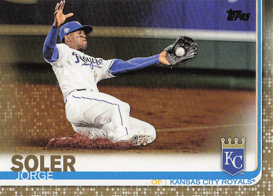 2019 Topps Baseball Gold 0980/2019 Jorge Soler #307