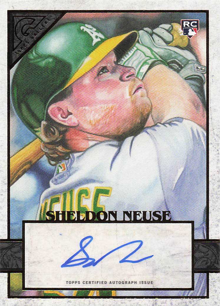 2020 Topps Gallery Baseball Autographs Sheldon Neuse #121 Rookie