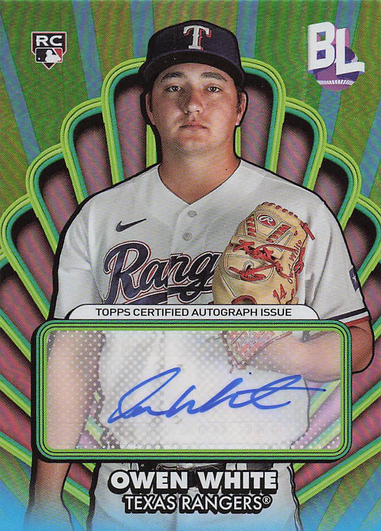 2024 Topps Big League Baseball Opening Act Autographs Owen White #OAA-OW
