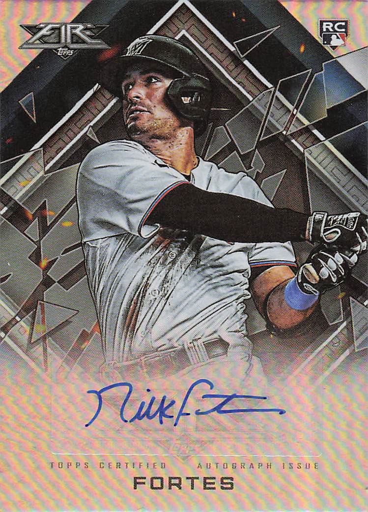 2022 Topps Fire Baseball Autographs Nick Fortes #FA-NF