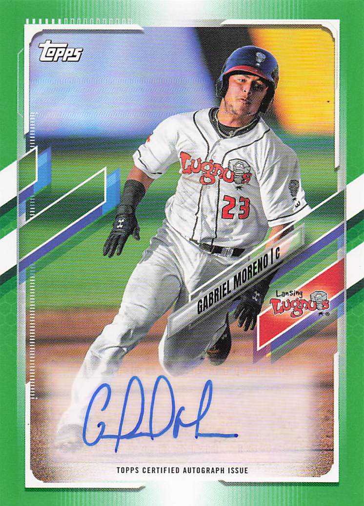 2021 Topps Pro Debut Baseball Autographs Green 81/99 Gabriel Moreno #PD-111