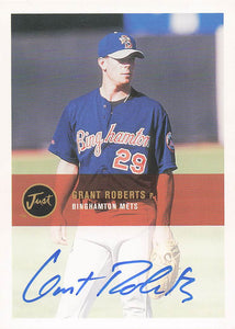 2000 Just Baseball Autographs Grant Roberts #BA-77