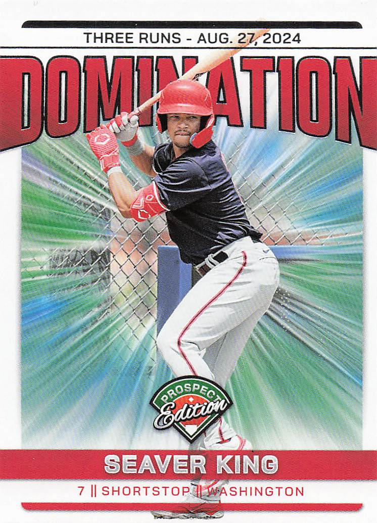 2024 Panini Prospect Edition Baseball Domination Seaver King #18