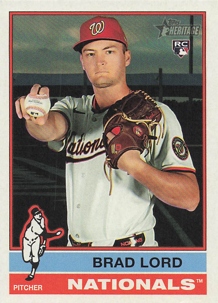 2025 Topps Heritage Baseball Brad Lord #548 Rookie