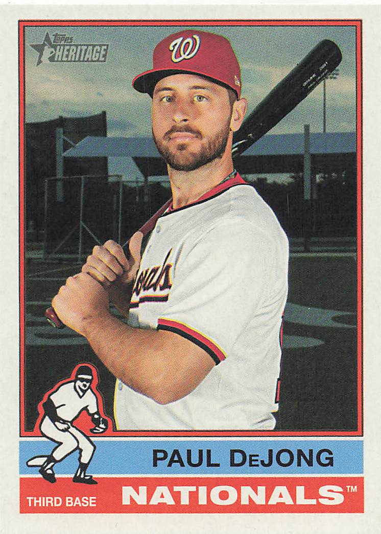 2025 Topps Heritage Baseball Paul DeJong #663