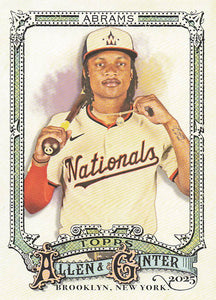 2025 Topps Allen & Ginter Baseball CJ Abrams #90