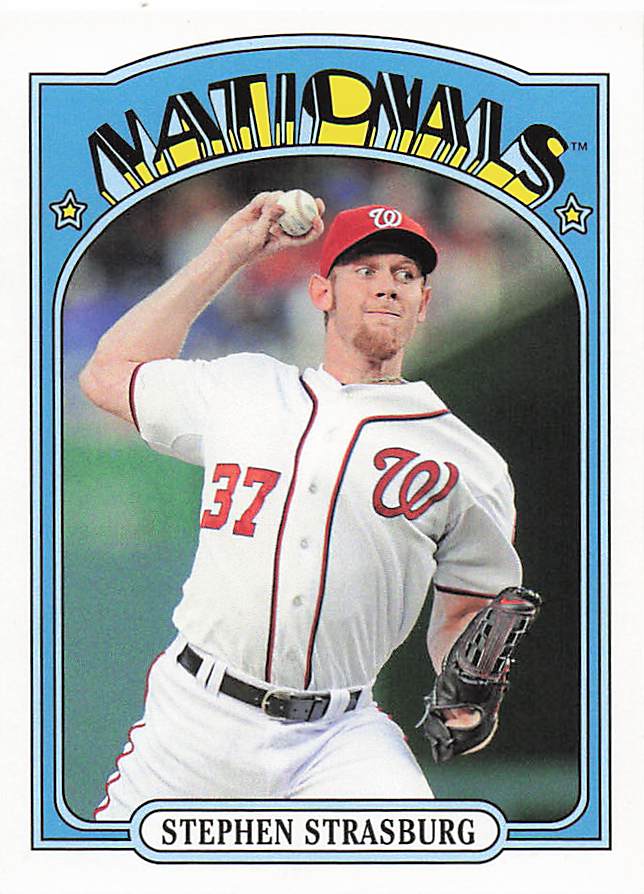 2013 Topps Baseball 1972 Topps Minis Stephen Strasburg #TM-91