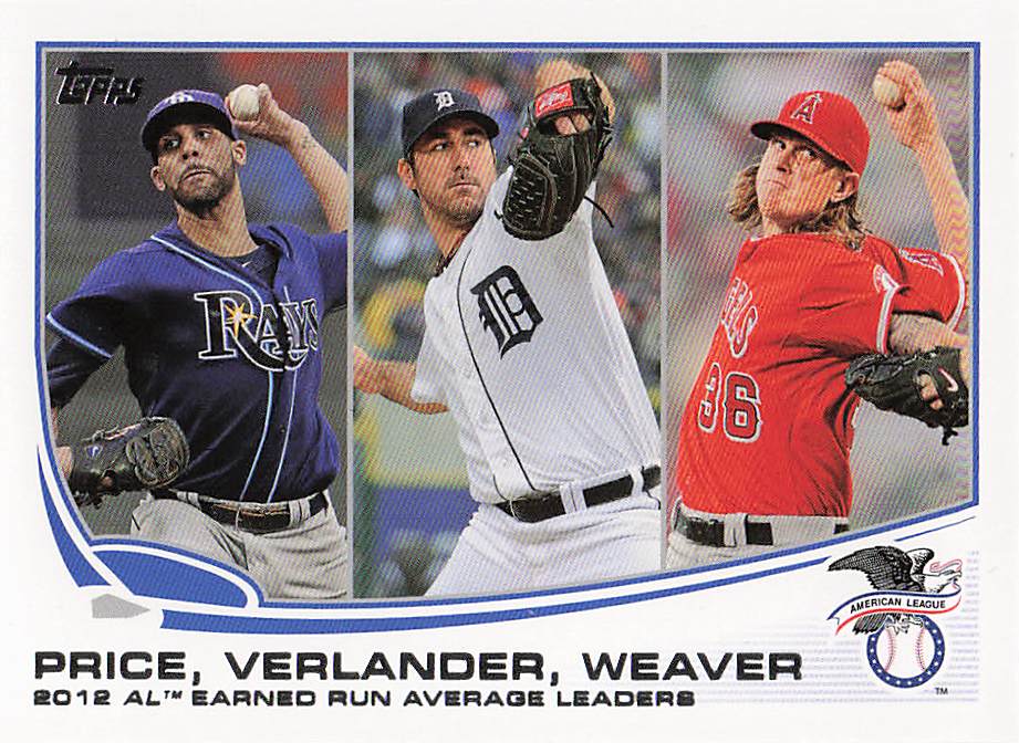 2013 Topps Mini David Price / Justin Verlander / Jered Weaver #94