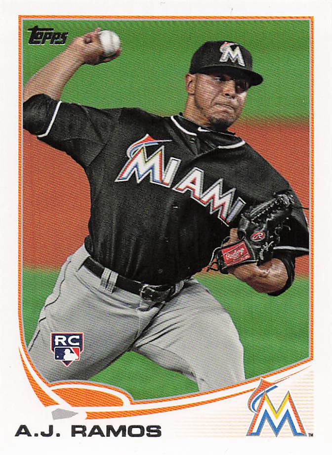 2013 Topps Mini Baseball A.J. Ramos #175