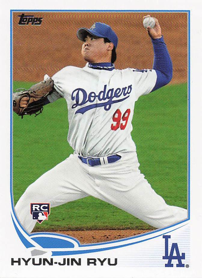 2013 Topps Mini Baseball Hyun-Jin Ryu #661 Rookie