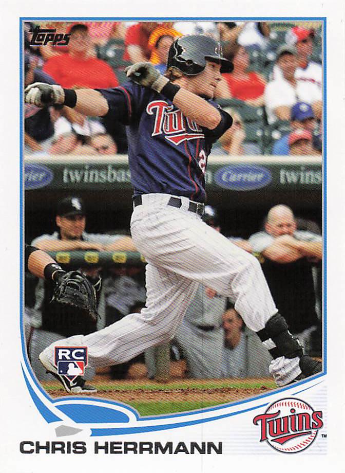 2013 Topps Mini Baseball Chris Herrmann #335 Rookie
