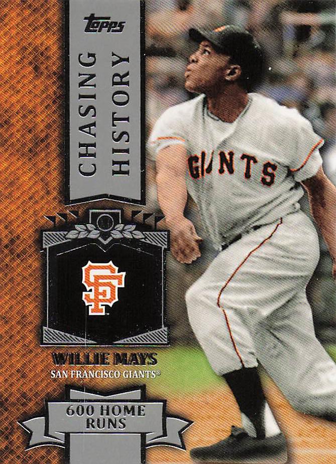2013 Topps Mini Baseball Chasing History Willie Mays #MCH-17