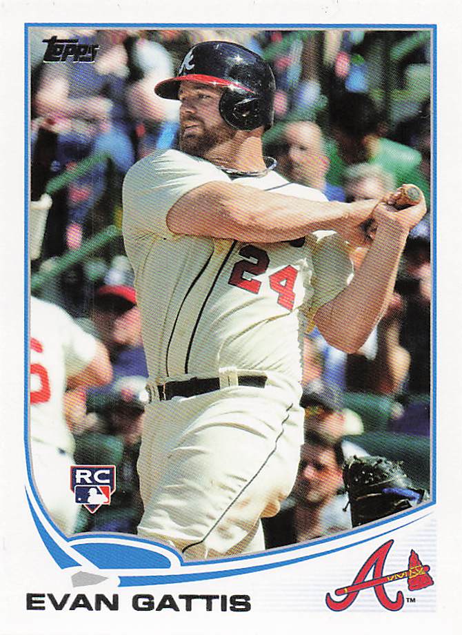 2013 Topps Mini Baseball Evan Gattis #418 Rookie