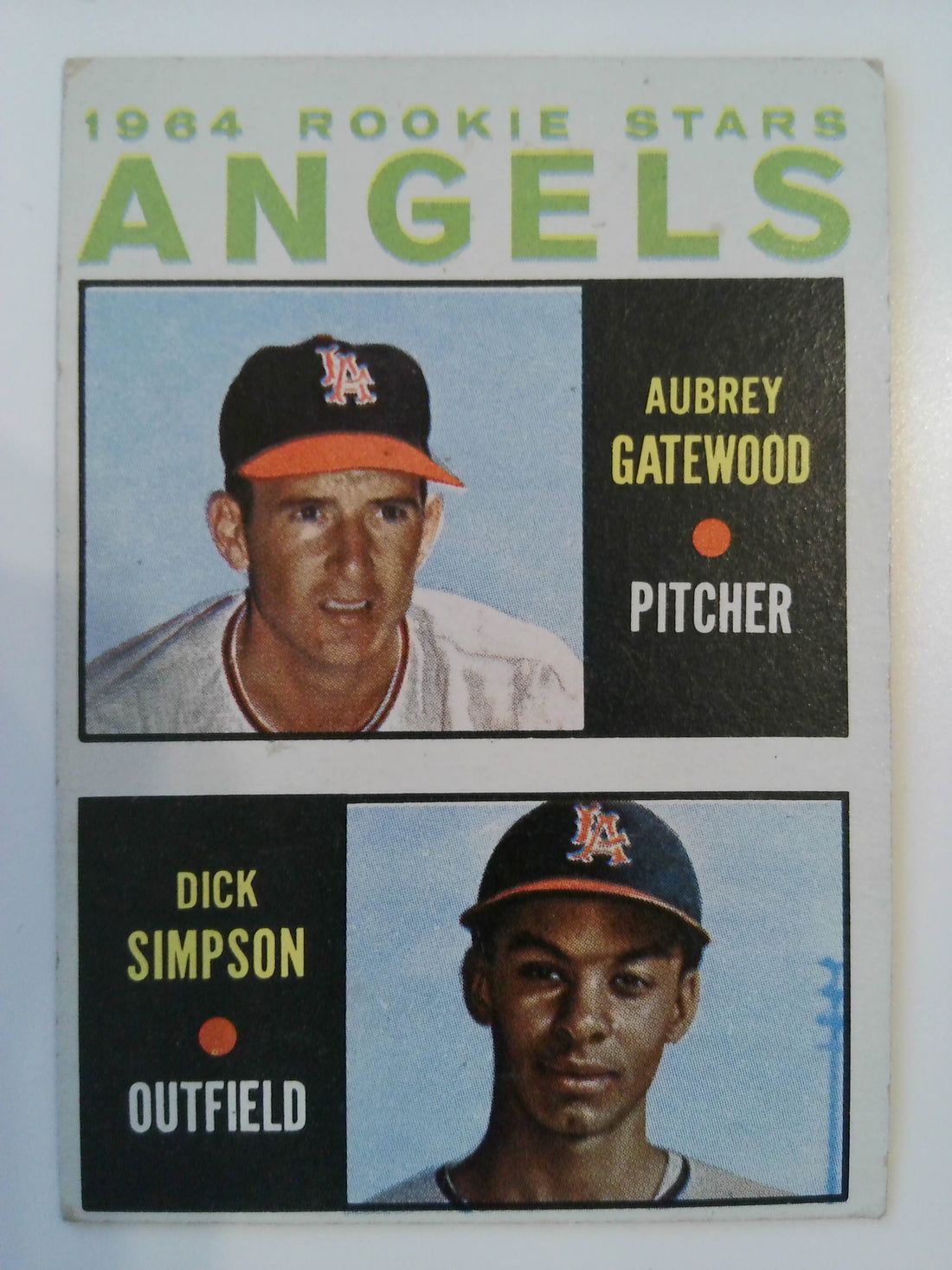 1964 Topps Angels 1964 Rookie Stars (Aubrey Gatewood / Dick Simpson) #127 Rookie