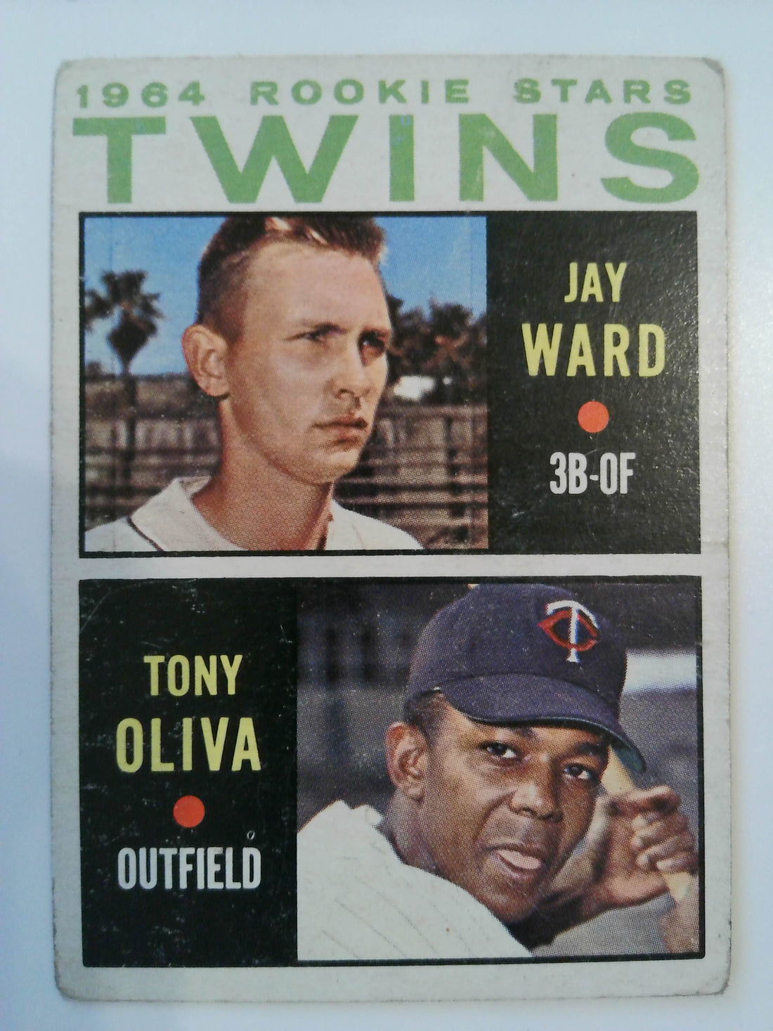 1964 Topps Baseball Twins 1964 Rookie Stars (Jay Ward / Tony Oliva) #116 Rookie