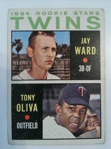 1964 Topps Baseball Twins 1964 Rookie Stars (Jay Ward / Tony Oliva) #116 Rookie
