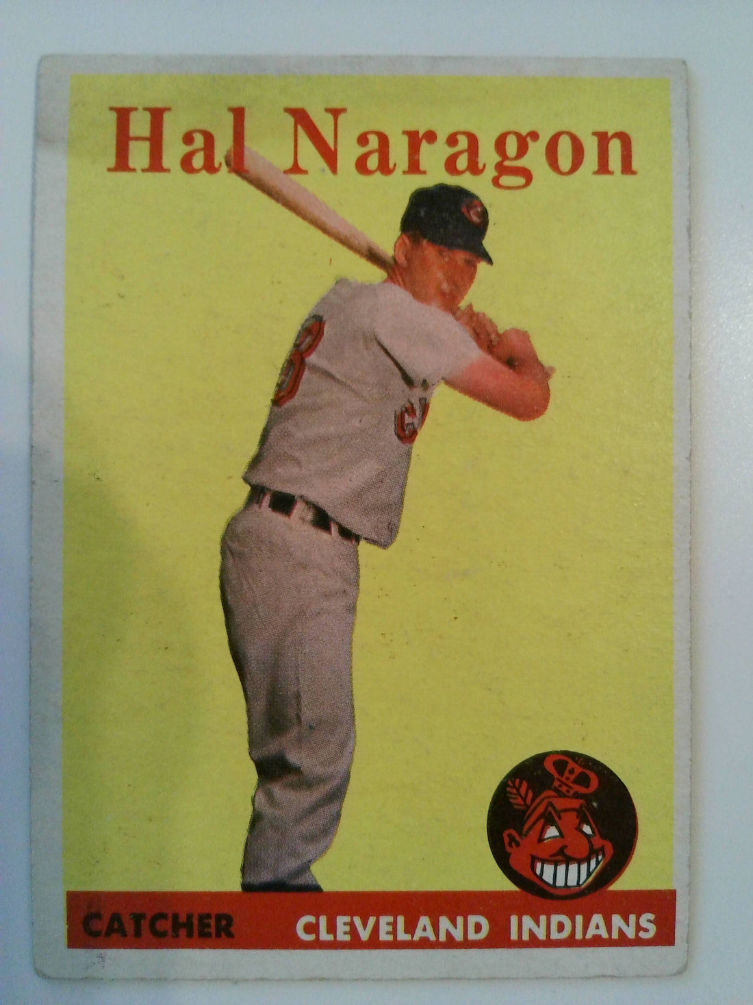 1958 Topps Baseball Hal Naragon #22