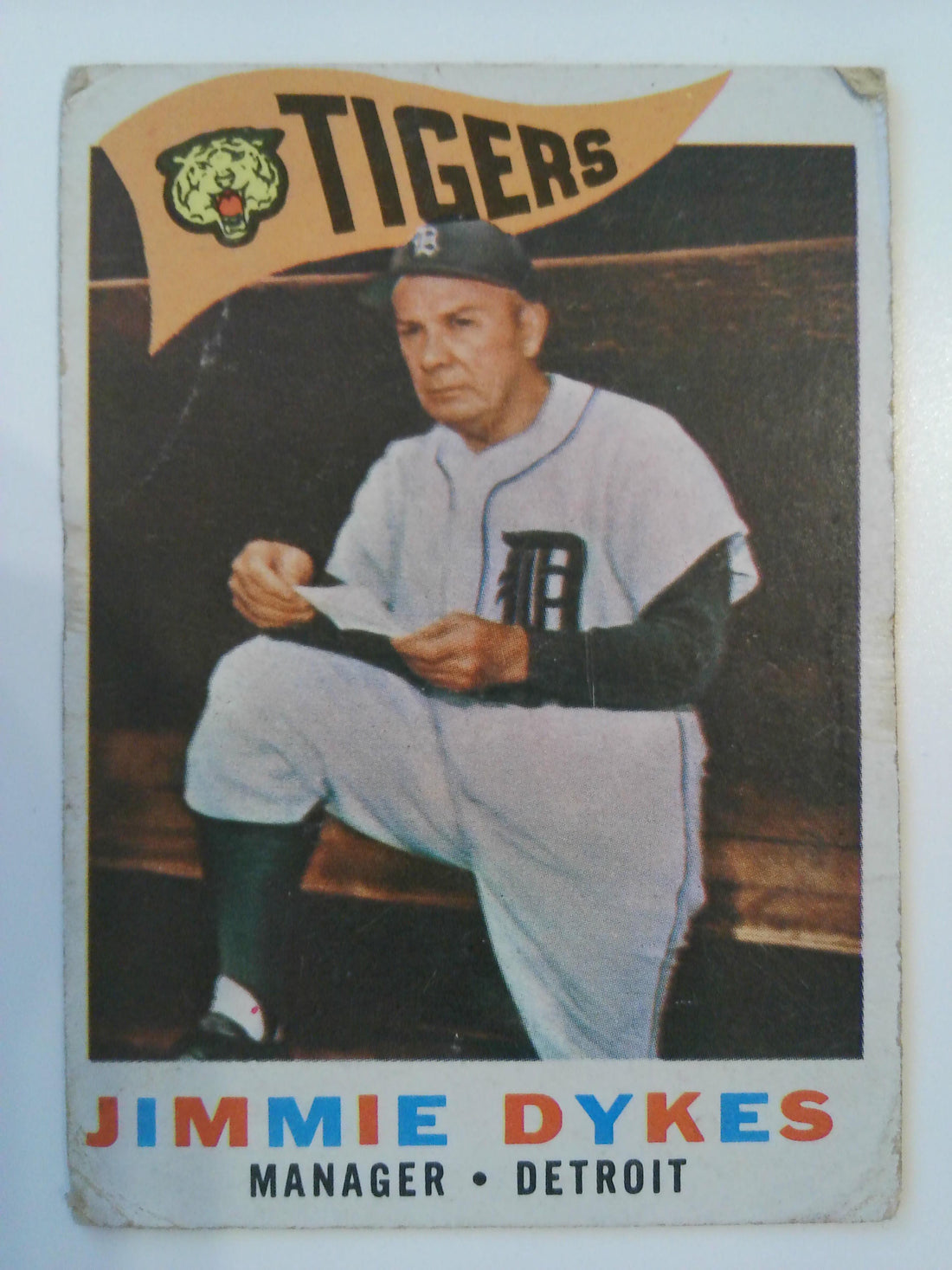 1960 Topps Baseball Jimmie Dykes #214