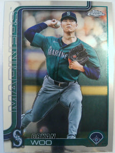 2025 Topps Chrome Update Baseball Bryan Woo #USC16